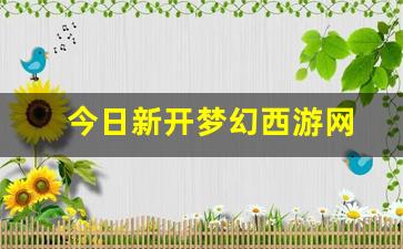 今日新开梦幻西游网(新开梦幻西游发布网)