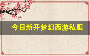 今日新开梦幻西游私服(梦幻西游手游吧) (4)