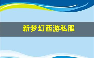 刚开私服：新梦幻西游私服(梦幻西游手游) (11)